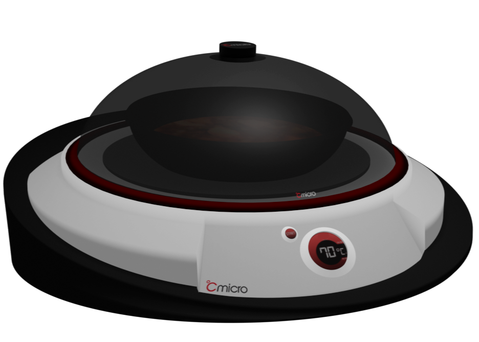 Patentoitu CMICRO® hälyttää, kun ruoka on sopivan lämmintä
