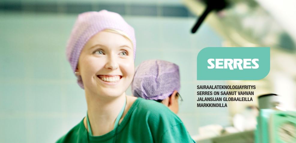 Sairaalateknologiayritys Serres on saanut vahvan jalansijan globaaleilla markkinoilla.jpg